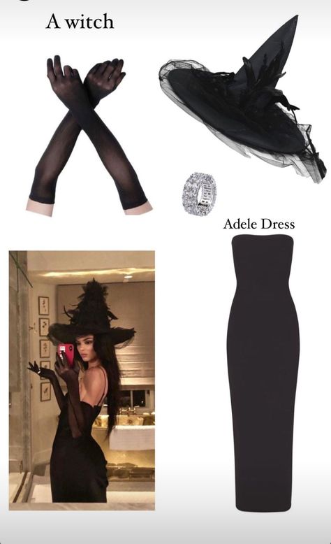 Hot Witch Costumes For Women, Halloween Fashion Outfits, Black Dress Halloween Costume, Halloween Duos, Horror Halloween Costumes, Classy Halloween Costumes, Halloween Coustumes, Pretty Halloween Costumes, Halloween Party Outfits