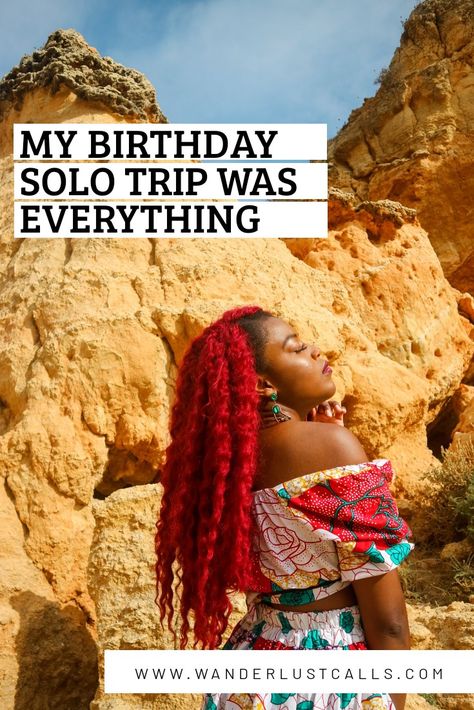 I went on a birthday solo trip and it was everything! Read about my experience in Portugal and find out why you should consider doing a birthday solo trip. Bucket List Holidays, Family Travel Hacks, Lifestyle Board, Self Photography, Birthday Travel, Solo Trip, Photography Resources, Birthday Trip, Black Bloggers