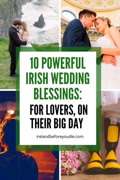 Irish Marriage Blessing, Irish Wedding Vows, Ireland Wedding Dress, Irish Wedding Blessing, Ireland Wedding Venues, Irish Wedding Traditions, Best Of Ireland, Wedding Blessing, Amazing Scenery