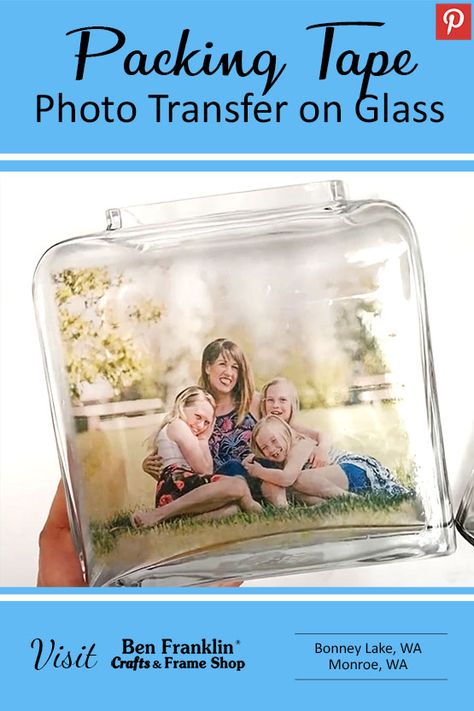 Pictures On Glass Transfer, Picture Transfer To Glass Diy, Photos On Glass Transfer, Packing Tape Photo Transfer, Picture On Glass Diy Photo Transfer, How To Transfer Photos To Glass Diy, Packing Tape Transfer Diy, Mod Podge Pictures On Glass Diy, Canvas Transfer Diy