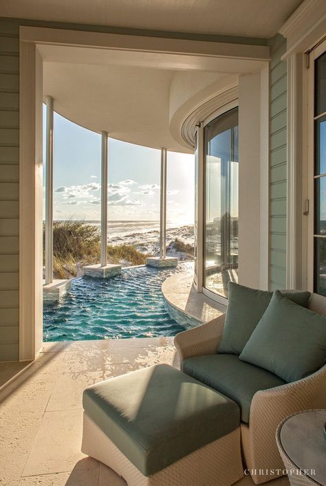 Seaside Cottages, Beach House Aesthetic, Beachfront House, Instagram Site, Outdoor Space Design, Luxury Beach House, Haus Am See, Dream Beach Houses, Beach Side