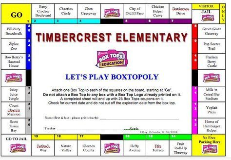 Box Tops for Education collection sheets from the PTO Today File Exchange. Box Tops For Education Ideas, Box Tops Contest, Pto Events, Pta Board, Pto Board, Pto Today, Pta Fundraising, Pta School, Pta Ideas