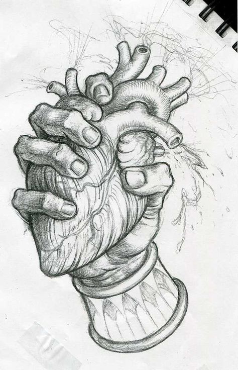 Heart in hand - Imgur Power Drawing, Meaningful Drawing Ideas, Meaningful Drawing, Tiny Art, Meaningful Drawings, Aztec Art, Heart Drawing, Desenho Tattoo, Dark Art Drawings