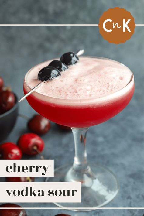 Cherry Vodka Cocktail Recipes, Tart Cherry Cocktail Recipe, Fresh Cherry Cocktails, Luxardo Cherry Cocktail, Sour Cherry Cocktail, Luxardo Cherries Cocktails, Tart Cherry Juice Cocktail, Drinks With Cherry Vodka, Cherry Vodka Cocktails