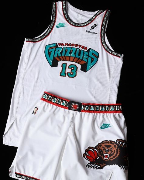 The Memphis Grizzlies are throwin’ it back to their Vancouver roots with this season’s Classic Edition jerseys! 😎🏀 From the iconic teal to the classic grizzly logo, it’s all about honoring where it started while keepin’ it fresh for the future. Ready to see these retro threads on the court? 👀👕 Let us know what you think in the comments! #choose901 📷: @memgrizz . . . #funinmemphis #memphisthingstodo #fyp #fypmemphis #memphis #memphistn #memphisevents #memgrizz #tennessee #bringyoursoul #wea... Vancouver Grizzlies Jersey, Memphis Grizzlies Jersey, Grizzlies Jersey, Jersey Basket, Vancouver Grizzlies, Memphis Grizzlies, Memphis Tn, The Court, What You Think