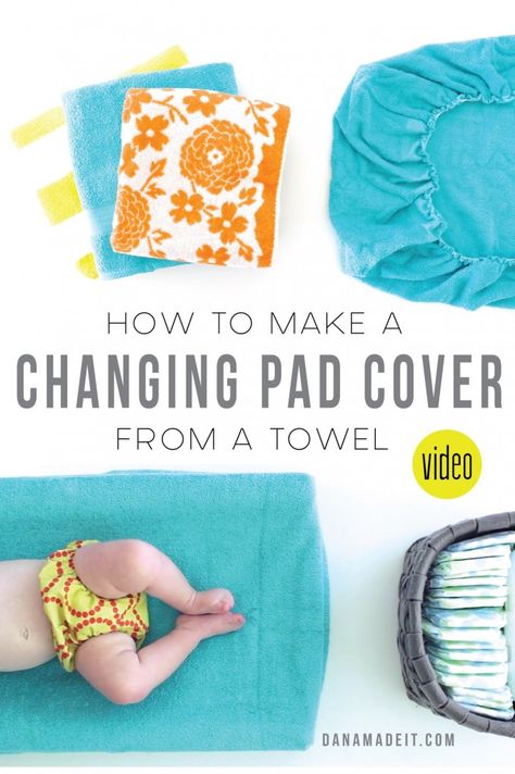 How to make your own Changing Pad Cover from a TOWEL Changing Pad Cover Diy, Diaper Bag Sewing Pattern, Baby Lock Sewing Machine, Baby Decor Diy, Babies Fashion, Baby Changing Pad, Sewing For Baby, Diy Bebe