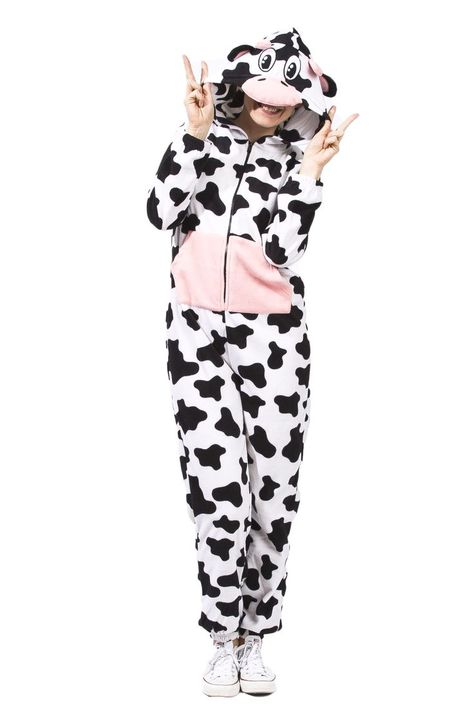 Cow Onesie, Cute Emo Outfits, Cows Mooing, Cow Costume, Onesie Costumes, Cute Emo, Halloween Costumes For Teens, Emo Outfits, Christmas Wishlist