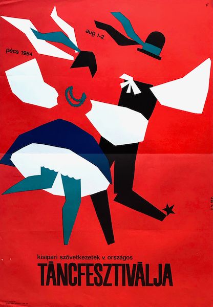 Magda Vorosmarty - 5th Dance Festival of Small-scale Cooperatives 1964 vintage Hungarian event poster Dance Festival Poster, Dance Event Poster, Dance Poster Design, Budapest Poster, Dance Festival, Dance Event, Lovely Poster, Dance Poster, Event Poster Design