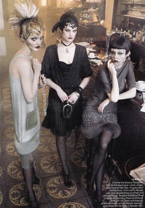 Halloween Kostüm Baby, Chic Halloween Costume, Gatsby Movie, Halloween Chic, Style Année 20, Grace Coddington, Agyness Deyn, Sasha Pivovarova, Gemma Ward