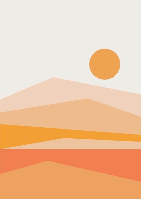 Modern, Minimalistic, sun, sun rise, abstract sun art, contemporery sun art, minimalistic sun art, maximalistic sun art, retro sun art, retro, minimalistic, maximalistic, contemporery, ocean, sun, sun set art, modern living room art, minimalistic sun set art, kids room, living room, dinning room, library room, bathroom, sauna, office room, office space, Contemporary Living Room Art, Thar Desert, Desert Sahara, Living Room Art Prints, Sahara Desert, Sun Set, Block Wall, Maximalism, Room Art