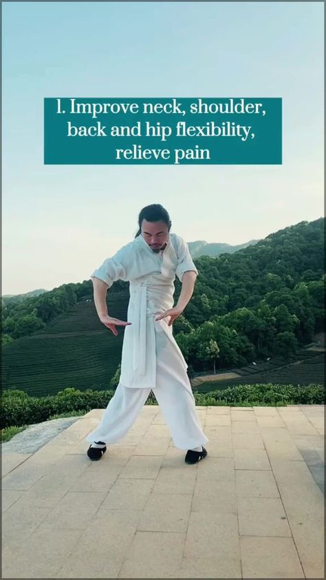 #wudang #health #chineseculture #TCM #sciaticarelief #spinehealth #reelsfb | Taichi master | Thi Chi Exercise, Neck And Shoulder Exercises, Hip Flexibility, Qigong Exercises, Tai Chi Exercise, Tai Chi Qigong, Acupressure Massage, Daily Yoga Workout, Tai Chi Chuan