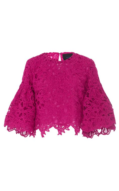 Lacy Tops Outfit, Lace Crop Top Outfit, Purple Lace Shirt, Pink Lace Shirt, Guipure Lace Top, Purple Lace Top, Pink Lace Top, Pink Lace Blouse, Lace Blouses