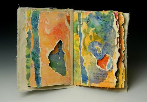 Evolution Into Bookmaking — MaryLea Harris ART Book Of Quotes, Mixed Media Book, Paper Machine, Making Books, Machine Stitching, Artists Books, Collage Book, Gelli Printing, Arches Paper