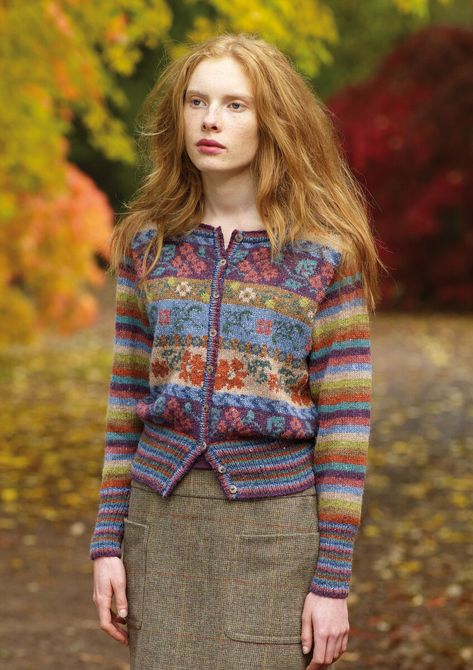 Punto Fair Isle, Maglia Fair Isle, Rowan Knitting, Marie Wallin, Rowan Felted Tweed, Womens Knitting Patterns, 일본 패션, Fair Isle Knitting Patterns, Fair Isles