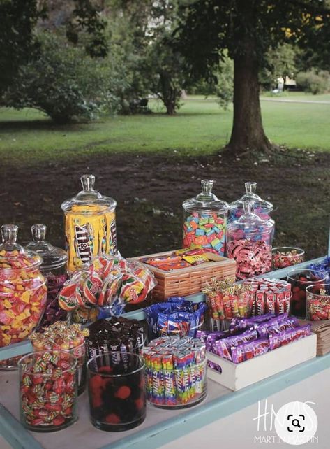 Wedding Candy Table, Candy Bar Party, Candy Bar Wedding, Candy Station, 13th Birthday Parties, 18th Birthday Party, Candy Table, Sweet 16 Parties, 16th Birthday Party