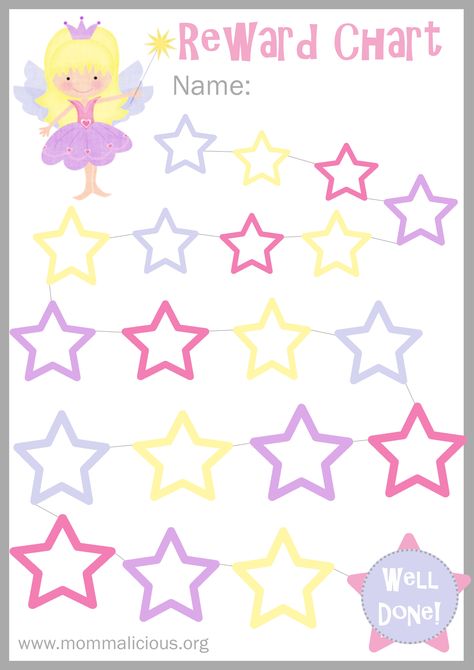 Reward charts are a great way to encourage good behavior in your child or discourage behavior you don't want.    For instance, you could encourage them to Star Chart For Kids, Sticker Chart Printable, Printable Potty Chart, Reward Chart Template, Rewards Chart, Toddler Reward Chart, Potty Chart, Printable Reward Charts, Incentive Chart