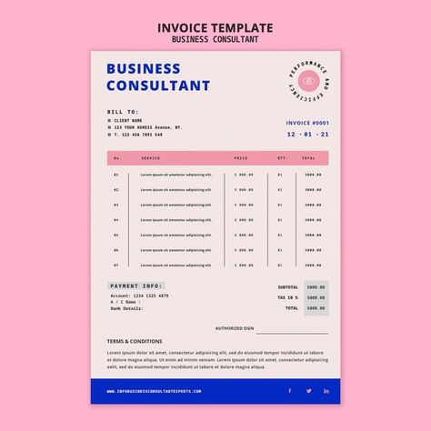 Business Document Design, Pricing Sheet Design, Questionnaire Design, Design Invoice, Manage Finances, Graphic Design Cv, Invoice Design Template, Free Business Card Design, Agency Branding