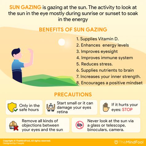 Do you often find yourself gazing at the sun at odd hours of the day? Do you feel a strange yet powerful vibe reflecting through the sun? Well, you are already walking on a spiritual path without conscious thought. Here’s what it is called: Sun gazing. History has proven unbelievable sun gazing benefits on your mind, body, and spirit.  #SunGazingBenefits #benefitsofSunlight #spiritual Sun Gazing, Sun Allergy, Improve Immune System, Eye Sight Improvement, Pineal Gland, Raise Your Vibration, Naturopathy, Chakra Meditation, Spiritual Path