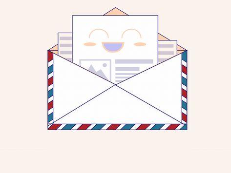 Envelope Animation by Maher Azab Postcard Animation, Envelope Animation, Gif File, Animated Clipart, Up Animation, Cute Envelopes, Pdf Books Reading, Motion Design Animation, Motion Graphics Animation