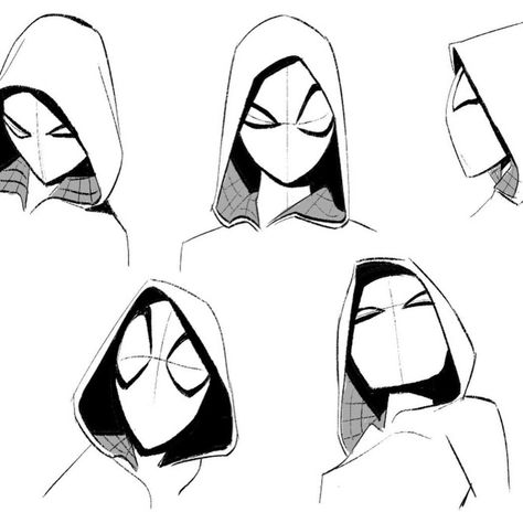 The Art and Making of Spider-Man: Into the Spider-Verse – On Animation Spider Man Oc Reference, Spidersona Drawing Template, Spidersona Expressions, Spidersona Hoodie, Spiderverse Reference Sheet, Spiderman Pose References, Spiderman Eyes Reference, Spider Man Expression Sheet, Spidersona Template Female