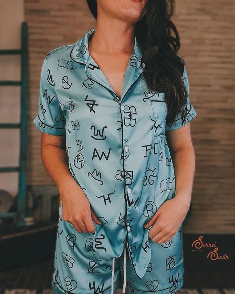 The last of our Turquoise Silky Short Pajamas are listed! Just 1 small and 1 large left. There won’t be a restock on these so grab them before they’re gone! 💕 Western Pjs, Western Cowgirl Style, Turquoise Branding, Random Outfits, Cowgirl Look, Silky Pajamas, Western Birthday, Shorts Pajama Set, Western Boutique