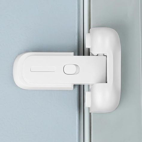 Amazon.com: CLYMENE Refrigerator Fridge Freezer Door Lock for Kids, Child Proof Refrigerator Latch Lock to Keep Door Closed, No Tools Required and Easy Installation (White) : Appliances Fridge Lock, Refrigerator Lock, Door Sealing, Refrigerator Cabinet, Cabinet Locks, Mini Fridges, Upright Freezer, Best Appliances, Baby Proofing