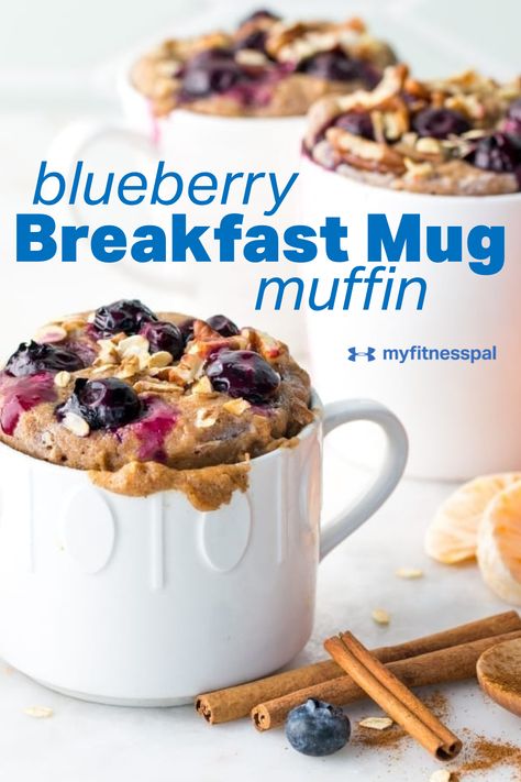 Breakfast Mug Cake, Breakfast In A Mug, Microwave Mug Recipes, Calorie Breakfast, Mug Cake Healthy, Breakfast Mug, Muffin In A Mug, Healthy Breakfast Muffins, Low Calorie Breakfast