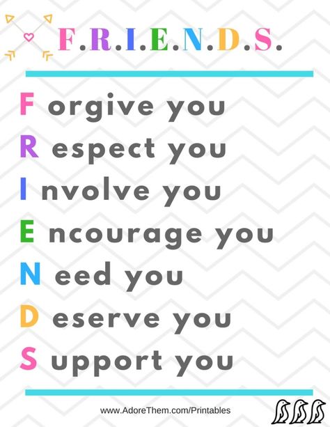 FRIENDS - #family #parenting #kids #children #parent #parentingtips #parentingadvice #mom #momtips #friends #friendship #friendships #friend #printables Friendship Quotes For Kids, Infj Empath, Printable Friends, Friendship Printables, Friendship Lessons, Quotes Distance, Be A Good Friend, Family Quotes Inspirational, Apple Teacher