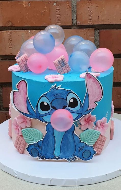 stitch birthday cake, stitch cake, cute stitch birthday cake, stitch birthday cake design Birthday Cake Stitch, Cake Stitch, 50 Birthday Cake, Stitch Birthday Cake, Blue Birthday Cake, Birthday Cake Design, Stitch Cake, Cake Cute, Stitch Birthday