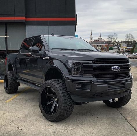 Black Trucks Ford, 2018 Ford F150 Mods, Black F150, Dropped Ford F150, 2018 Ford F150 Lifted, Black Ford F150, F150 Mods, 2014 Ford F150 Lifted, Custom F150