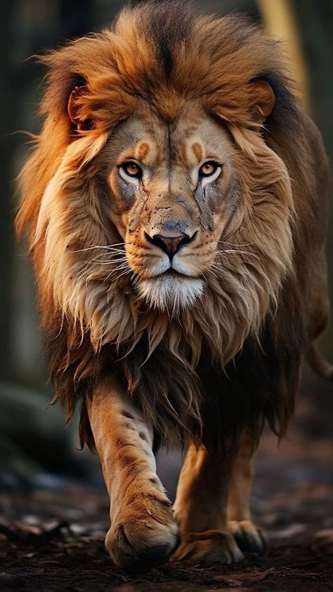 Lion Walking, Wild Animal Wallpaper, Wild Animals Photography, Lion Photography, Lions Photos, Lion Love, Tiger Pictures, Lion Painting, Lion Wallpaper