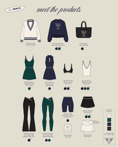 Country Club Casual, Fashion Design Inspiration Board, Fitness Branding, Cycling Short, Capsule Wardrobe Women, Business Pictures, Business Branding Inspiration, Fashion Design Template, Fitness Wear Outfits