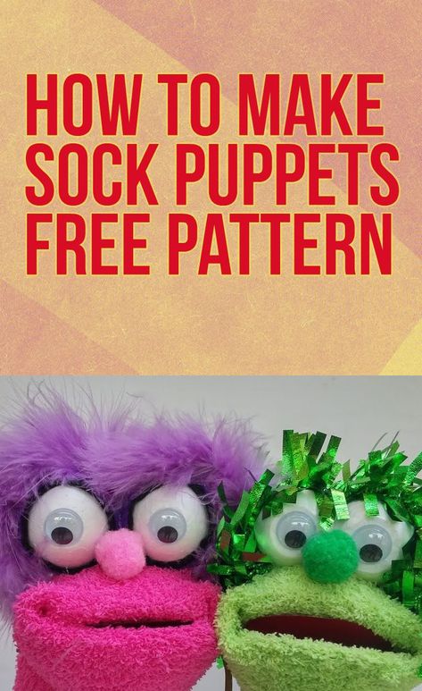 Diy Paper Art, Puppets For Kids, Puppets Diy, Sock Puppets, Puppet Patterns, Diy Socks, Puppet Making, Free Socks, Origami Art