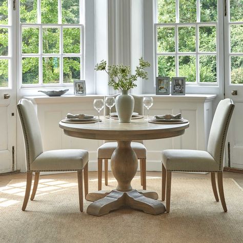 There are still some treasures left in our 'Not Quite Perfect' Furniture Collection! ⁠ ⁠ Don’t miss your chance to own beautiful pieces with over 60% off. ⁠ ⁠ Shop now and find the perfect addition to your home. Round Oak Dining Table, Statement Chair, Luxury Dining Tables, Round Dining Room Table, Dining Table Dimensions, Antique Dining Tables, Round Dining Room, Beautiful Dining Rooms, Luxury Dining Room