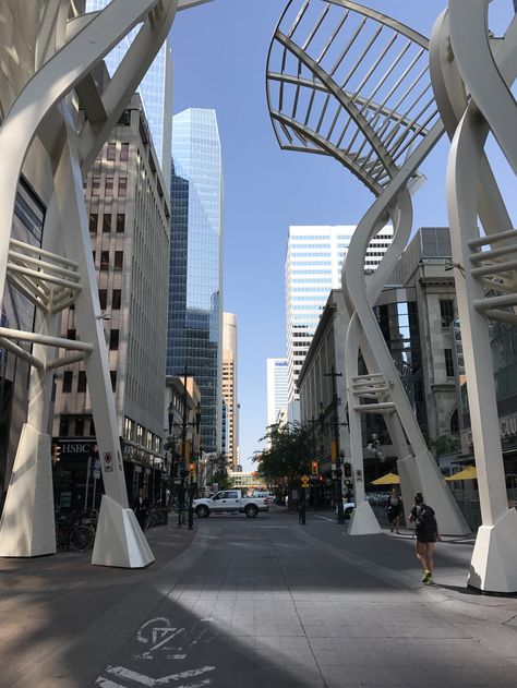 Downtown Calgary Calgary Aesthetic, Calgary Downtown, Downtown Calgary, Media Aesthetic, Calgary, Opera House, Sydney Opera House, Sydney, Street View