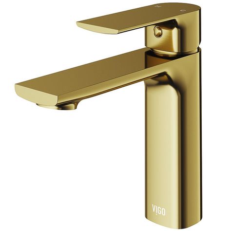 Gold Faucet Bathroom, Gold Faucet, Vanity Faucet, Single Handle Bathroom Faucet, Single Hole Bathroom Faucet, Gold Bathroom, Cultured Marble, Single Hole Faucet, Faucet Handles