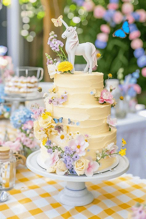 garden Unicorn birthday party Enchanting Birthday Party, Unicorn Farm Birthday Party, Modern Unicorn Birthday Party, Whimsical Unicorn Party, Fairy Unicorn Birthday Party, Eight Birthday Party Ideas, Princess And Unicorn Birthday Party, Whimsical Princess Party, Whimsical Garden Birthday Party