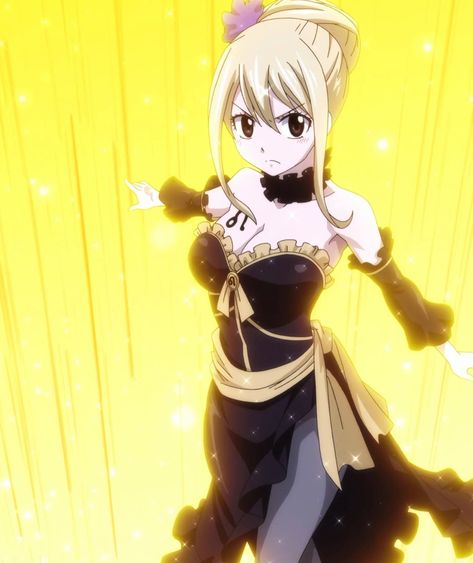 Fairy Tail - Lucy Heartfilia Star Dress: Leo Form Fairy Tail Anime Lucy, Natsu E Lucy, Lucy Star, Fairy Tail Pictures, Anime Fairy Tail, Fairy Tail Girls, Fairy Tail Lucy, Fairy Tail Guild, Natsu And Lucy