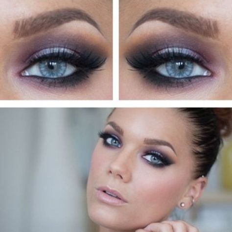 7 Makeup Tricks to Make Your Blue Eyes Pop ... Gala Make Up, Makeup Tips For Blue Eyes, Blue Eyes Makeup, Wedding Makeup For Blue Eyes, Makeup Tips And Tricks, Wedding Eyes, Blue Eyes Pop, Eyeshadow Colors, Eyeshadow For Blue Eyes