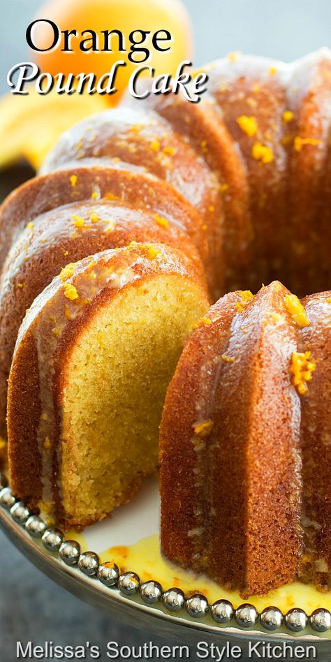 Easy Orange Pound Cake, Yogurt Pound Cake, Spice Pound Cake, Orange Pound Cake Recipe, Orange Juice Cake, Southern Pound Cake, Orange Yogurt, Orange Bundt Cake, Orange Pound Cake