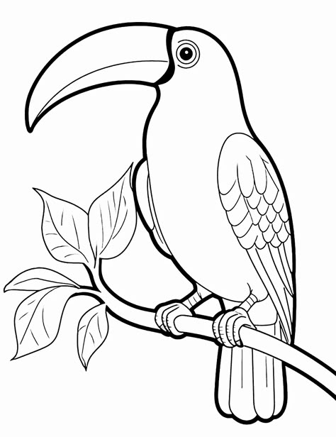 Burung Kakatua, Nails Color Street, Art Motivational Quotes, Interior Creative, Nails Creative, Toucan Art, Printable Animals, Bird Coloring Pages, Cat Coloring Page