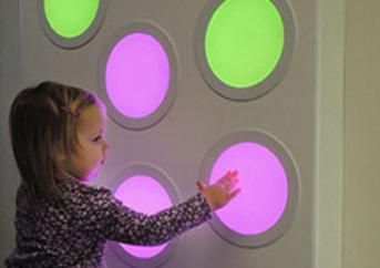 interactive light and sound wall panel for sensory stimulation Sensory Kids Room, Sensory Room Equipment, Sensory Equipment, Calming Room, Sensory Wall, Sound Wall, Kids Indoor Playground, Sensory Lights, Sensory Rooms