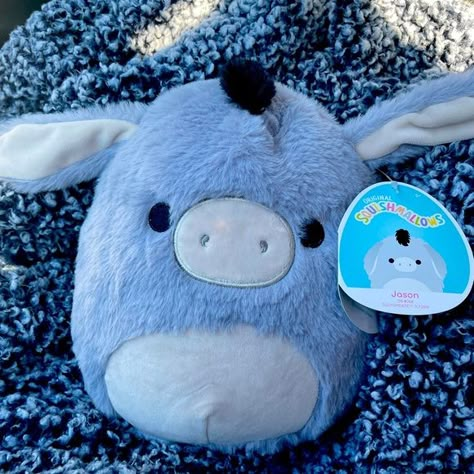 Squishmallow 8” Jason the Donkey Cracker Barrel Exclusive Cute Squishies, Kawaii Plushies, The Donkey, Cracker Barrel, Photo Edited, Cute Pillows, Cute Stuffed Animals, Cute Room Decor, Cute Toys