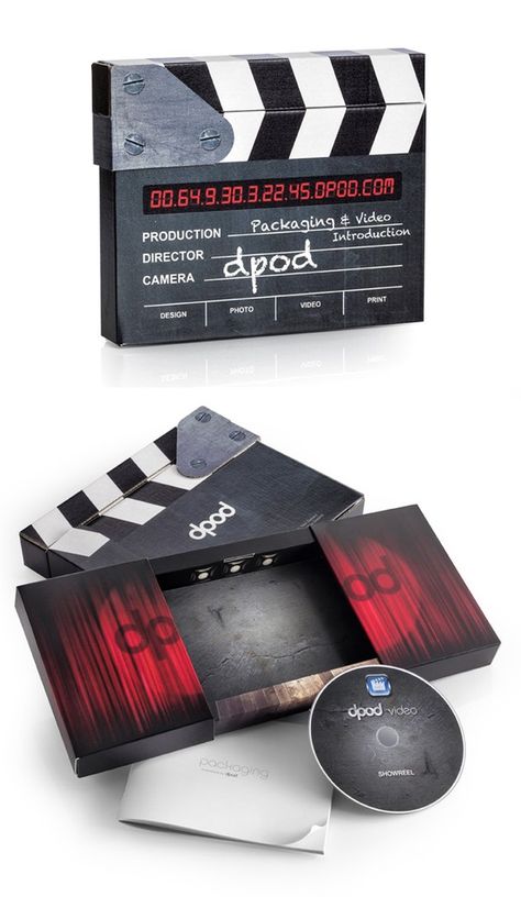 Especial pra quem gosta de Cinema, Design e embalagens! Cardboard Engineering, Packaging Design Creative, Clapper Board, Pr Kit, Cd Packaging, Cinema Design, Cd Cover Design, Cd Design, Coffee Icon