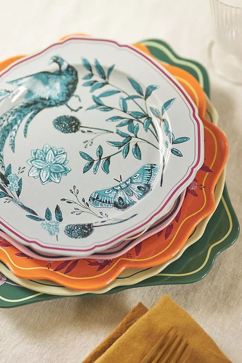 Shop All Kitchen & Dining | Anthropologie Anthropologie Kitchen, Anthropologie Home, Melamine Dinner Plates, Melamine Bowls, Ceramic Pitcher, Pasta Bowls, House Goals, Linen Placemats, Side Plates