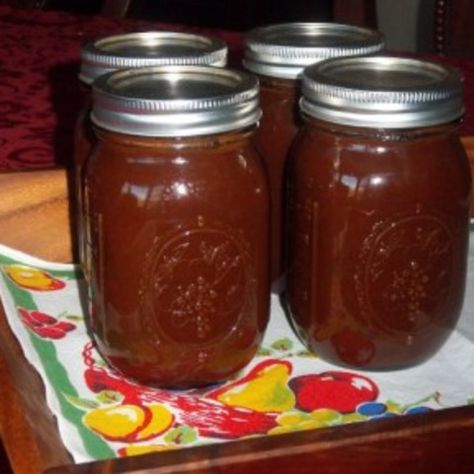 Bbq Sauce For Canning, Apple Bbq Sauce, Canning Apples, Canning Food, Butter Recipes, Nice Gifts, Pumpkin Butter, Bbq Sauce Recipe, Home Canning