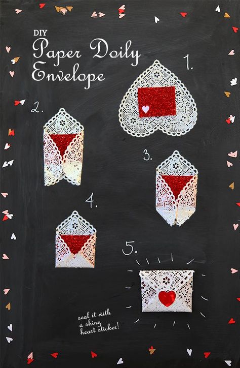 DIY Circle Doily EnvelopeHello I am back with another post on Pack-It Thurday!  Today post is all about making your own diy doily envelope!  Love this idea! So pretty don't you think so? Here is th... Diy Doily, Doilies Crafts, Folding Origami, Pocket Letter, Diy Envelope, Paper Doilies, Valentine Love, My Funny Valentine, Diy Stationery