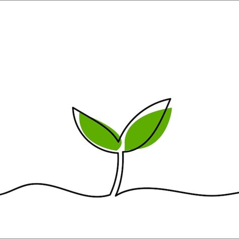 Microgreens Garden, Simple Line Drawing, Kitchen Logo, Simple Line Drawings, Food Stamps, Food Labels, Simple Lines, Natural Food, Line Drawing