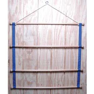 Wooden Blanket Rack $30.00- benefit, dry multiple saddle pads in the summer and simple installation. Smartpak... I think this easily could be constructed with some cheap Lowe's purchases... Wooden Blanket Rack, Saddle Pad Storage, Horse Blankets Storage, Horse Trailer Organization, Tack Room Organization, Barn Hacks, Pad Storage, Horse Barn Ideas Stables, Blanket Rack