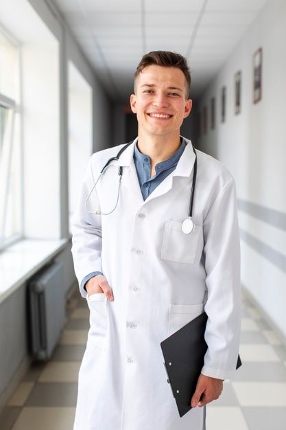 Portrait of handsome young doctor Free P... | Free Photo #Freepik #freephoto #medical #man #doctor #health Medical Stock Photos, Doctor Portrait Photography, Scientist Photoshoot, Pharmacy Pictures, Doctor Photography, Doctor Portrait, Doctor Photo, Doctor White Coat, Doctor Man